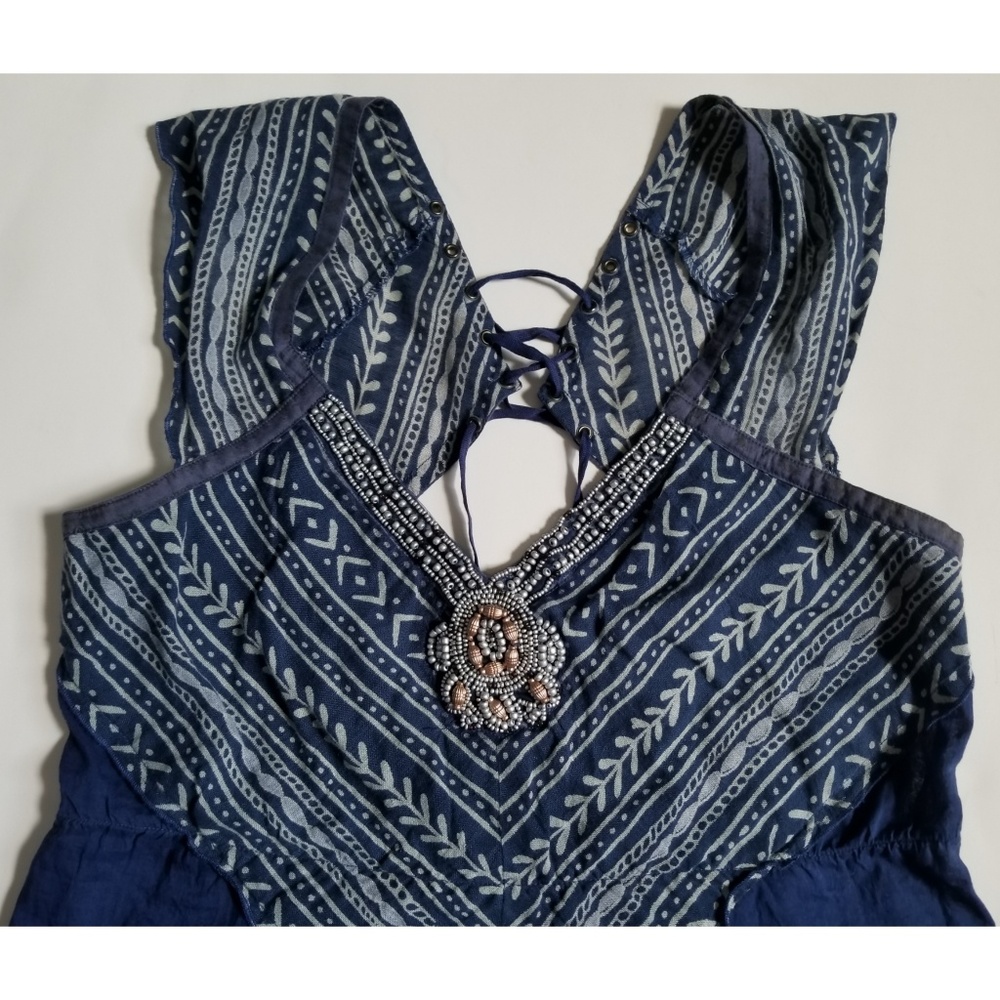 Free People Beaded Top